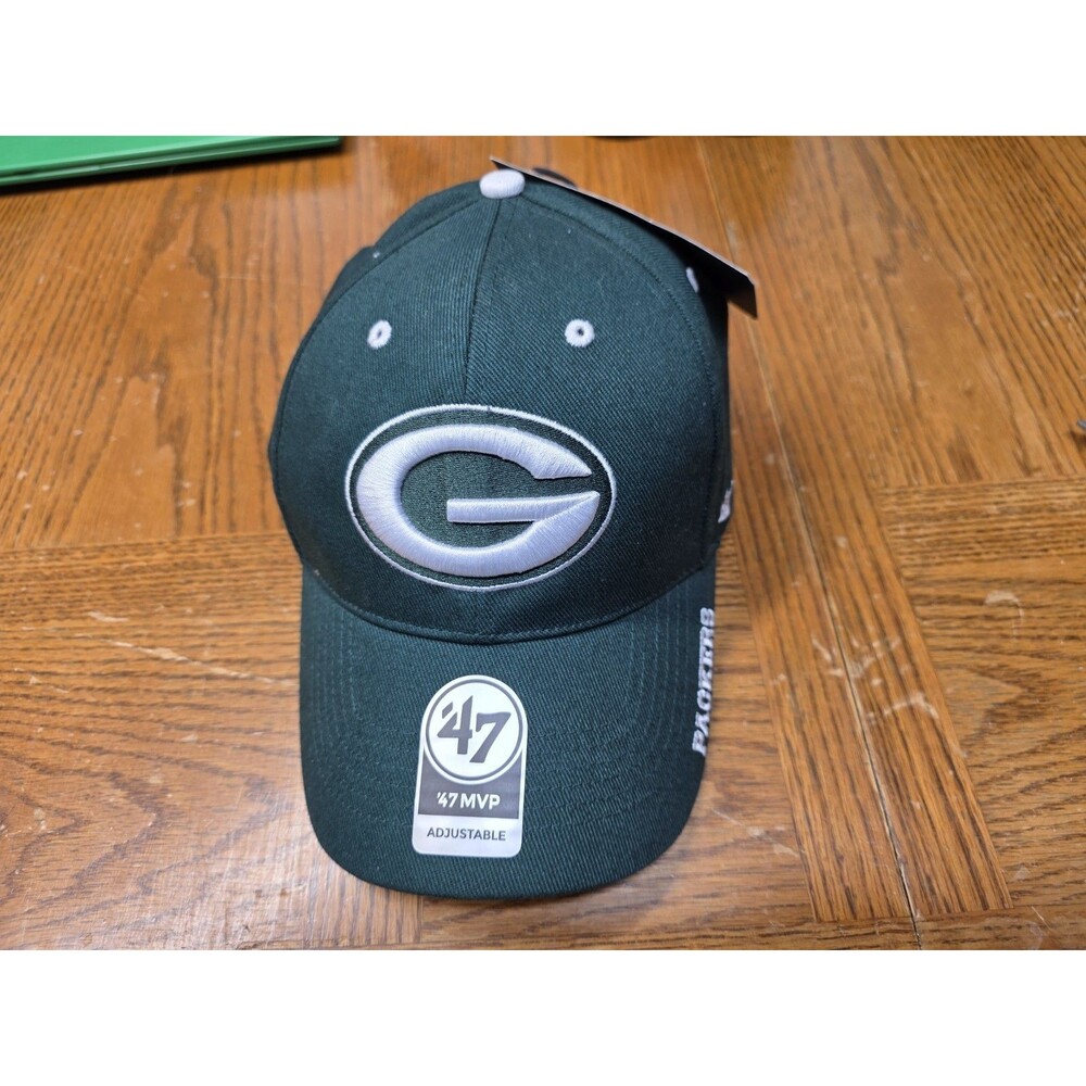 '47 Green Bay Packers MVP Green Adjustable Strap Hat Cap